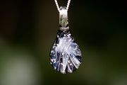 ghost drop cremation jewelry with ash